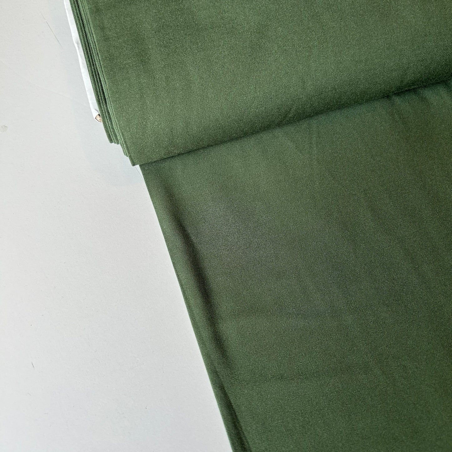 Stretch Viscose Twill - Elm Green