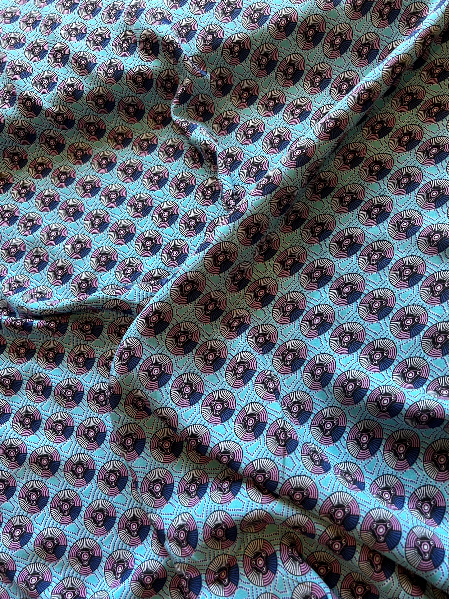 3m Bundle Blue Viscose - Deadstock