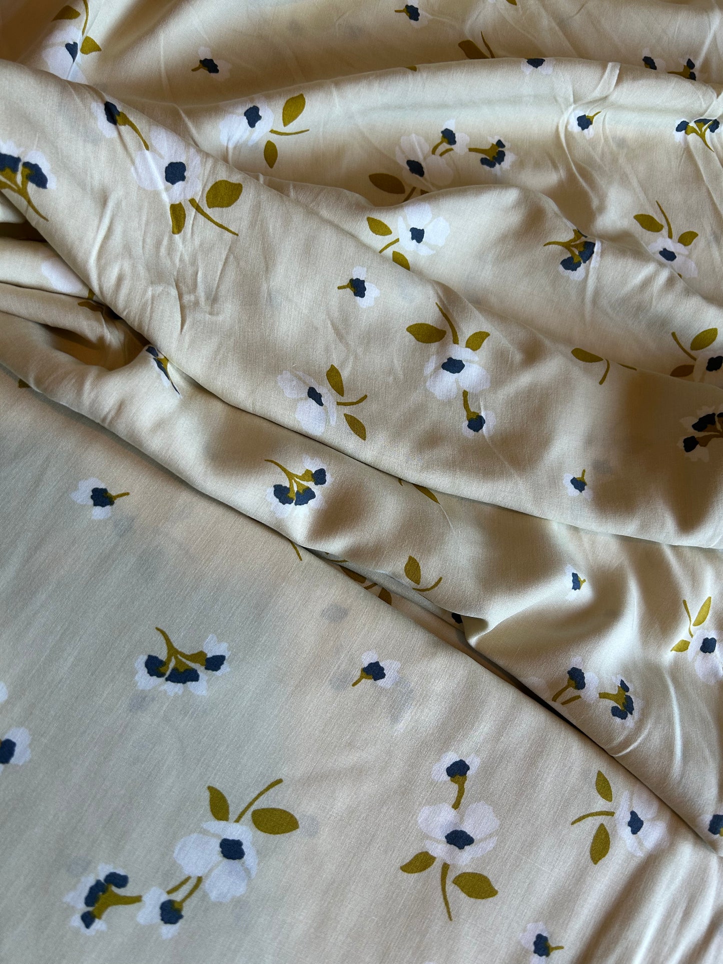 Cream Viscose - Deadstock