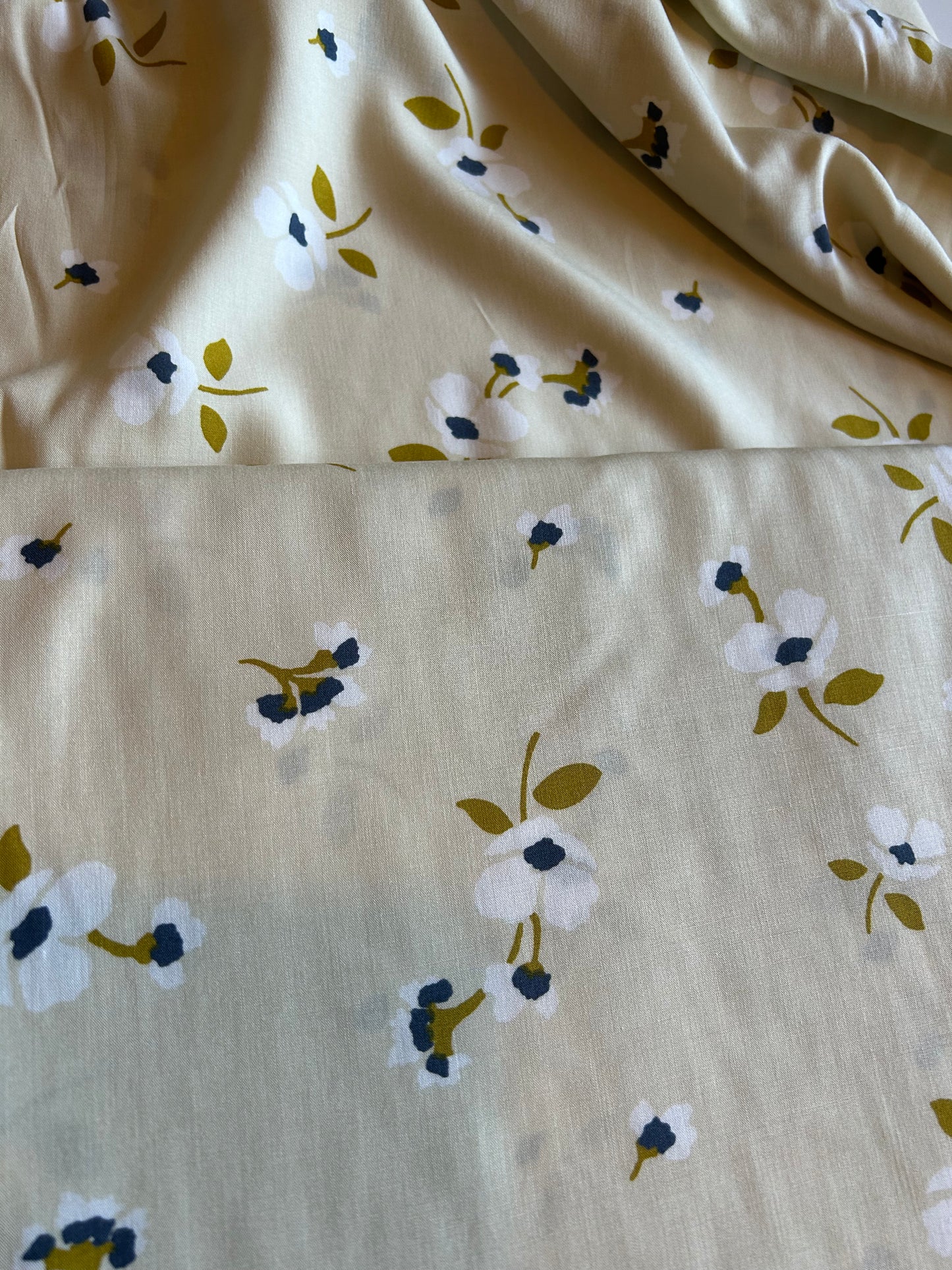 Cream Viscose - Deadstock