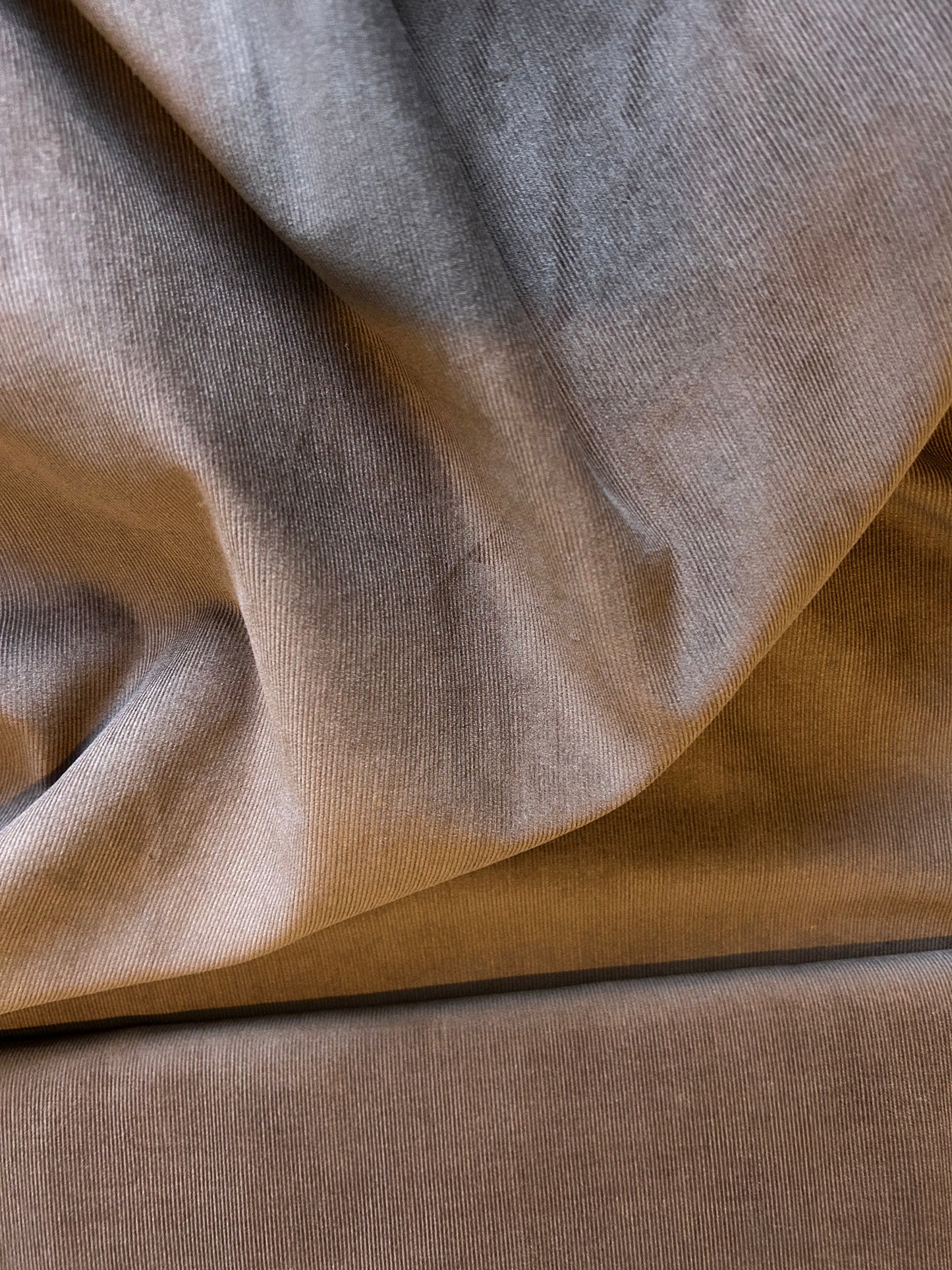 Drapey Brown Needlecord - Deadstock