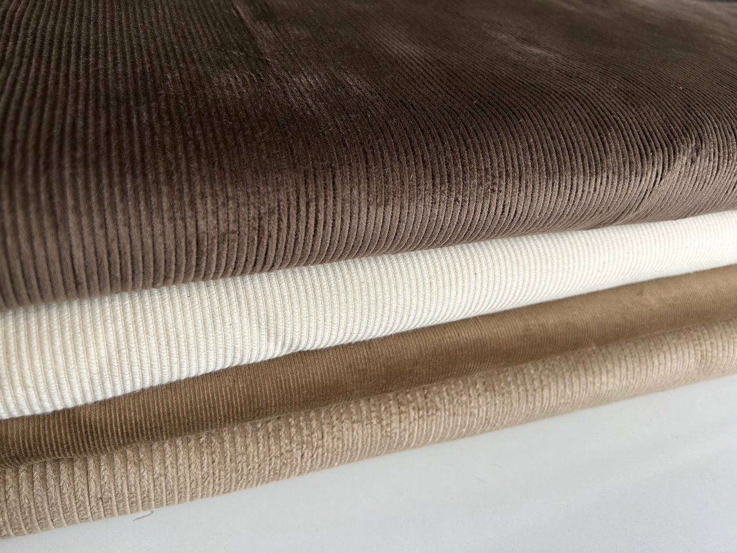 Velvety Chocolate Brown Corduroy - Deadstock