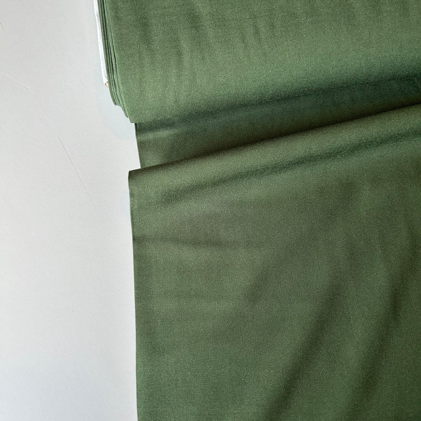 Stretch Viscose Twill - Elm Green