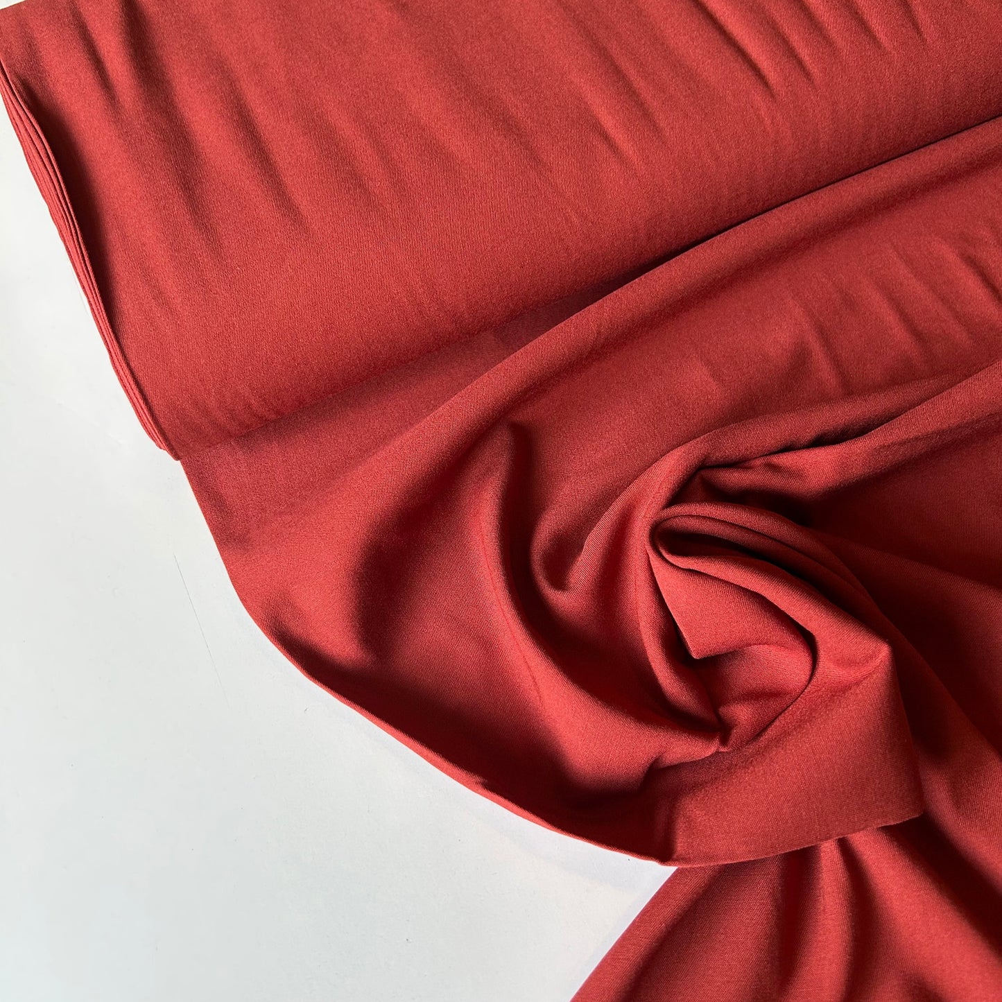 Stretch Viscose Twill - Rust
