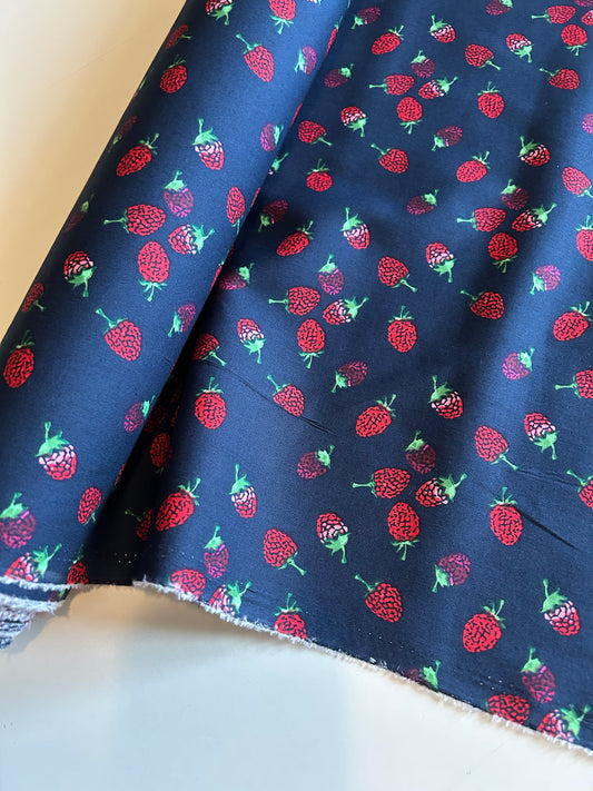 Raspberry 100% Cotton Poplin