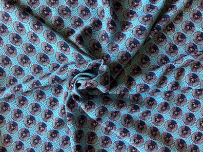 3m Bundle Blue Viscose - Deadstock