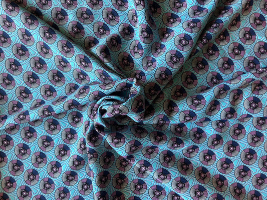 3m Bundle Blue Viscose - Deadstock