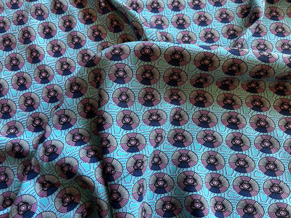 3m Bundle Blue Viscose - Deadstock
