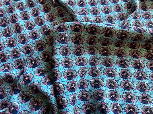 3m Bundle Blue Viscose - Deadstock