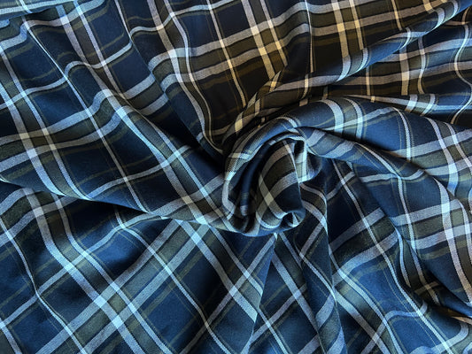 7m Tartan Viscose Bundle - Deadstock
