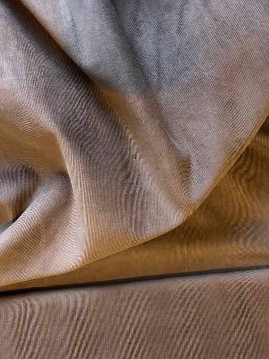Drapey Brown Needlecord - Deadstock