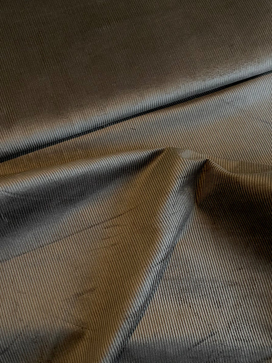 Velvety Chocolate Brown Corduroy - Deadstock