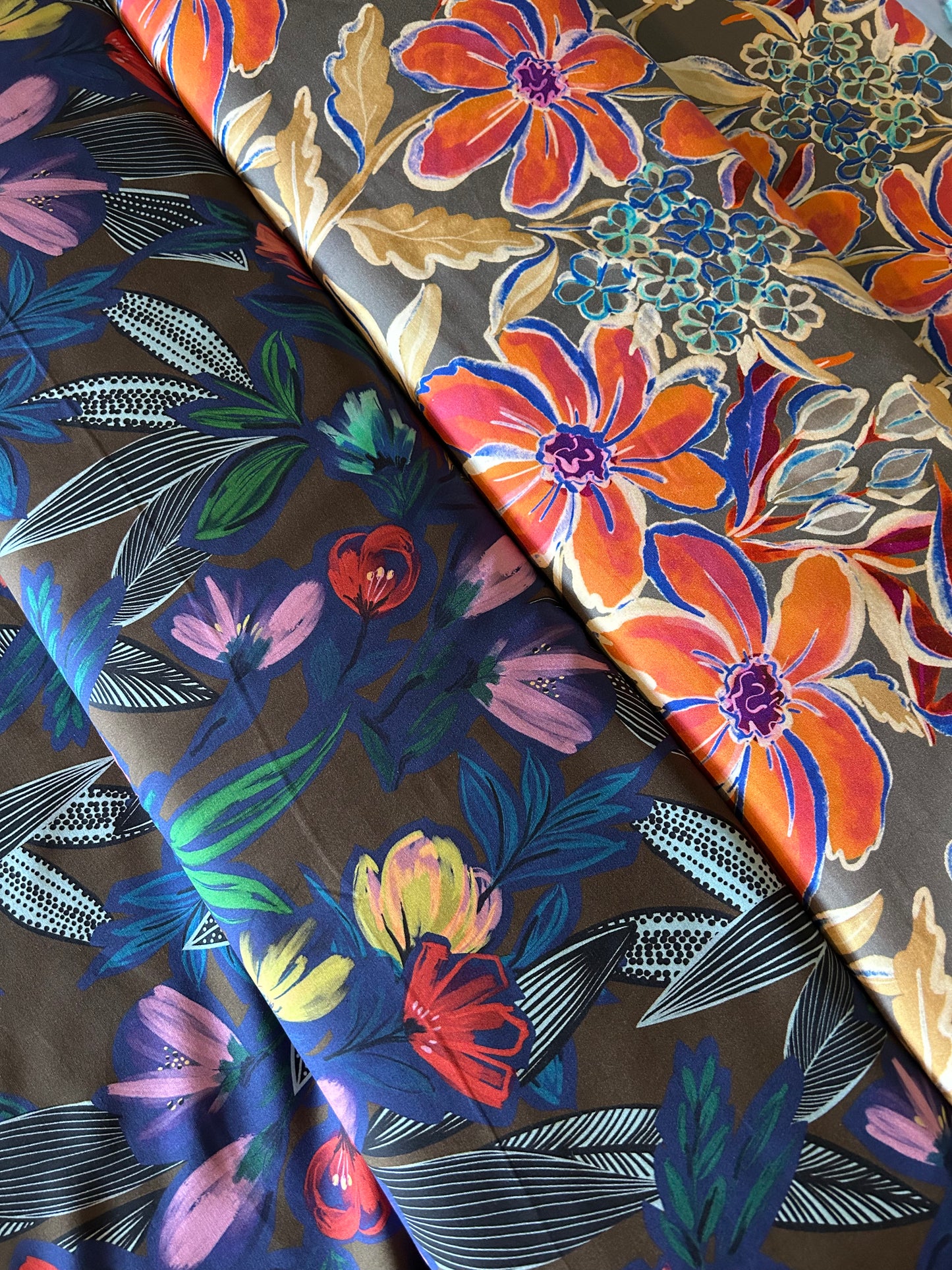 JOHN LOUDEN Digital Viscose Challis