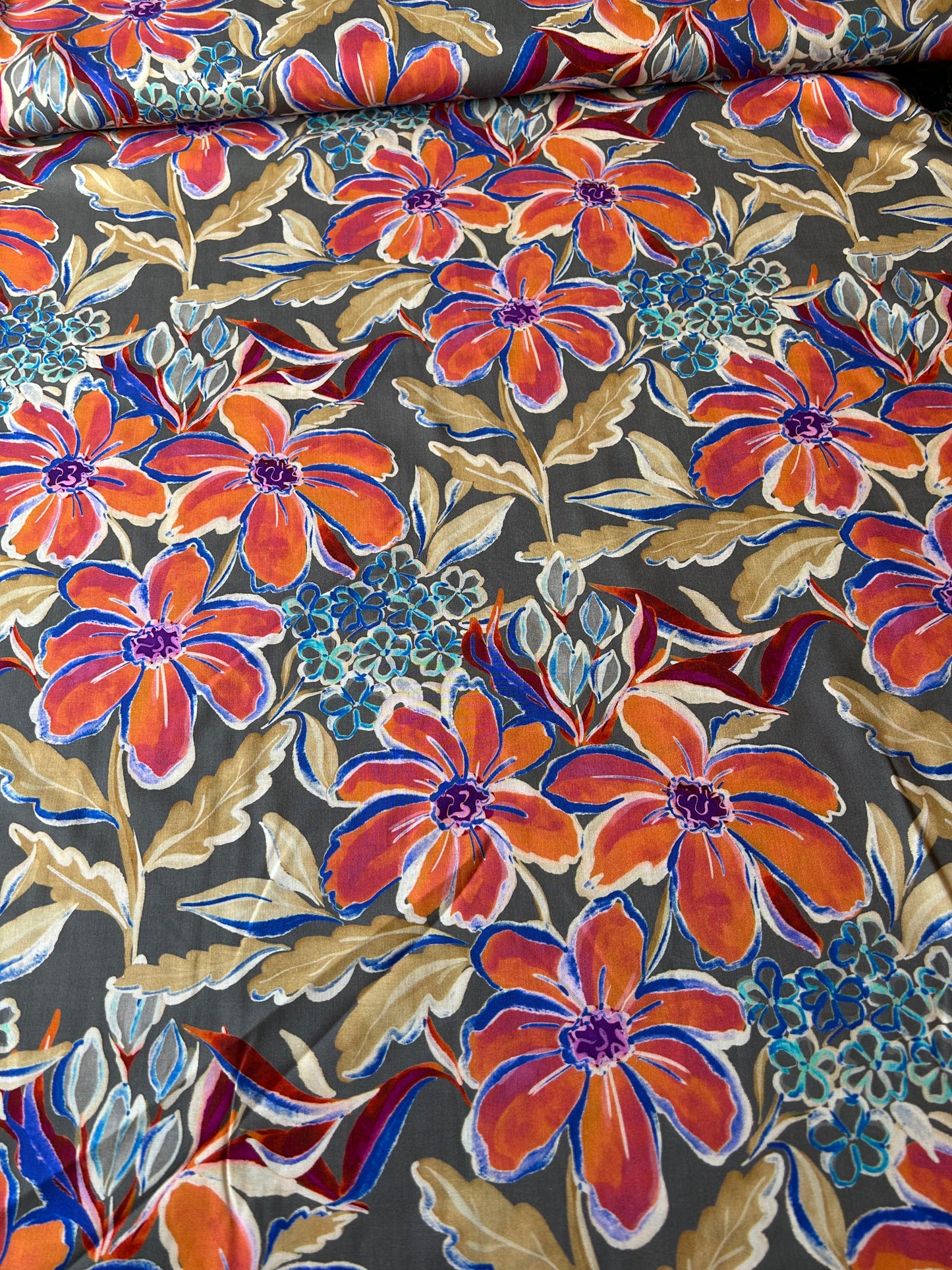 JOHN LOUDEN Digital Viscose Challis