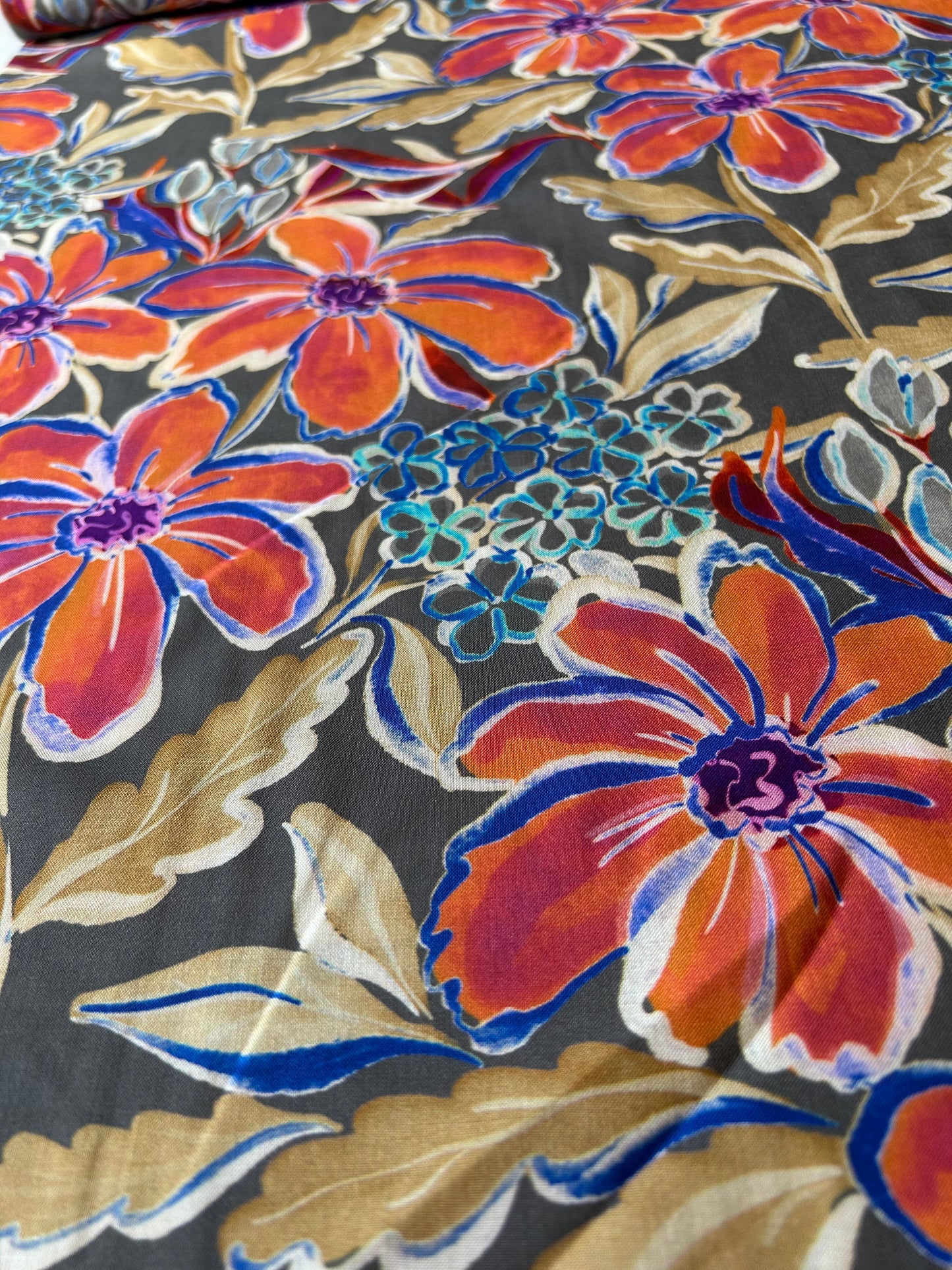 JOHN LOUDEN Digital Viscose Challis