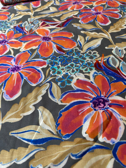 JOHN LOUDEN Digital Viscose Challis