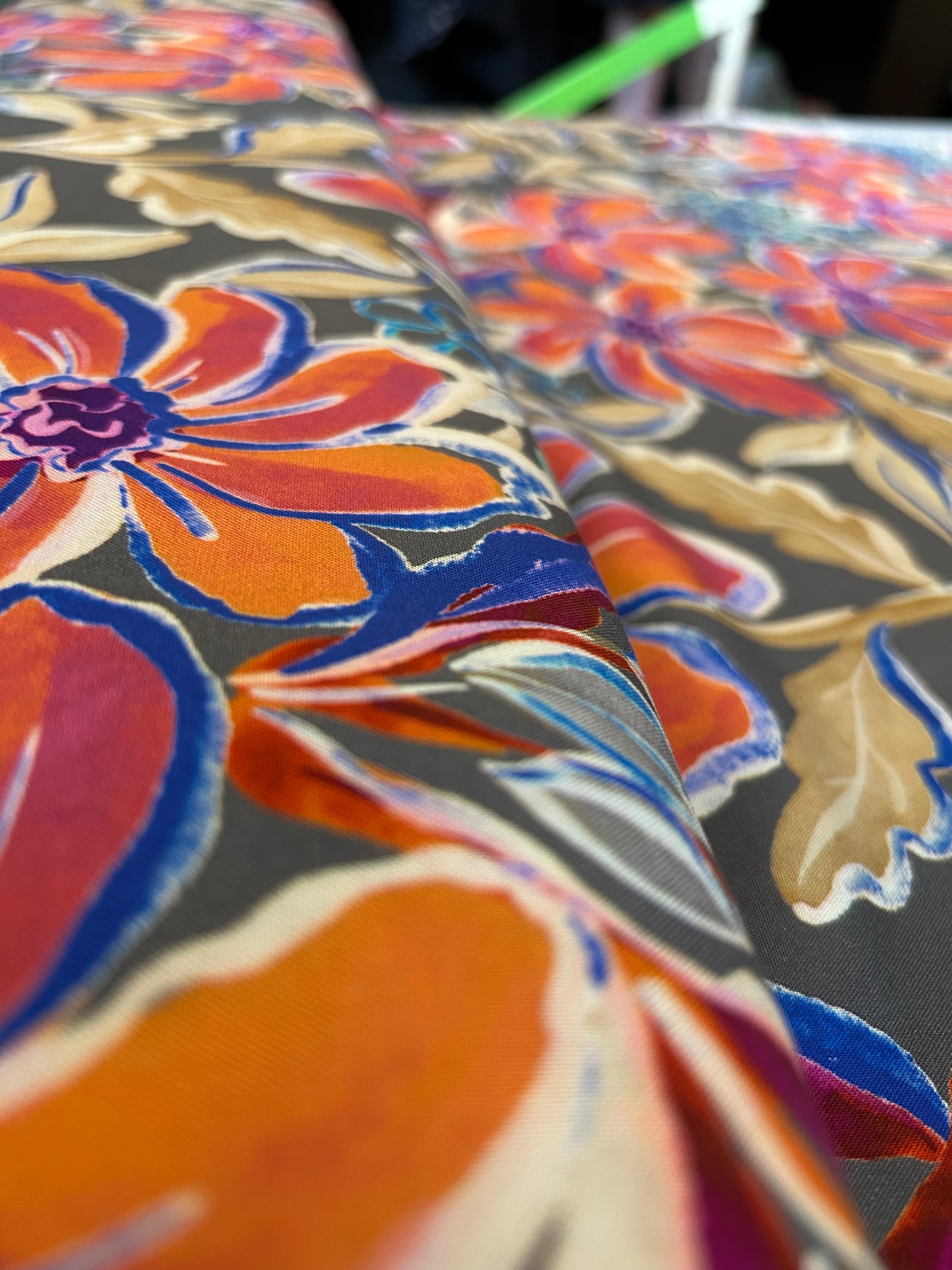 JOHN LOUDEN Digital Viscose Challis