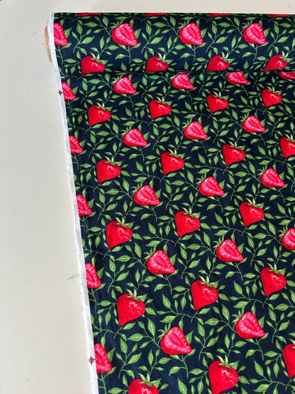 Strawberry Cotton Poplin