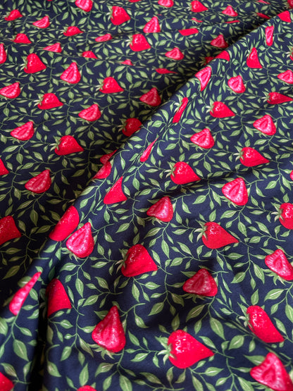 Strawberry Cotton Poplin