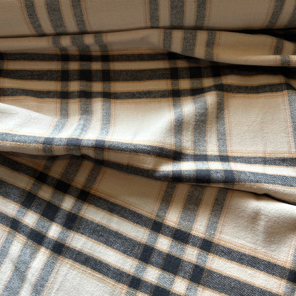 Yarn Dyed Brushed 100% Cotton Checks