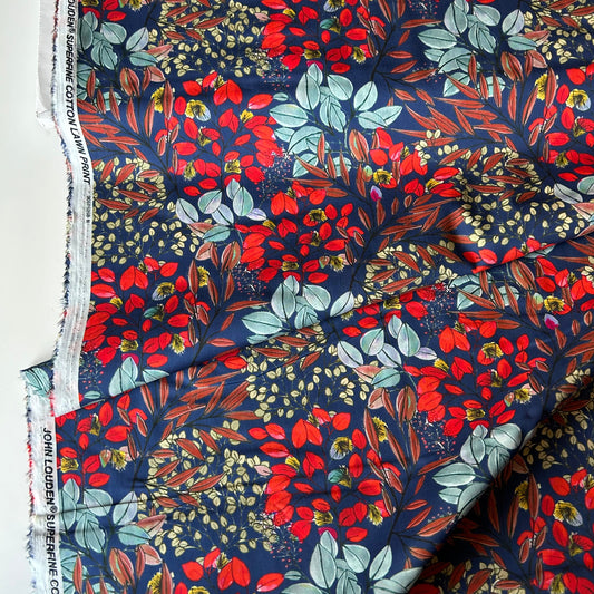 John Louden 100% Cotton Lawn Floral Print