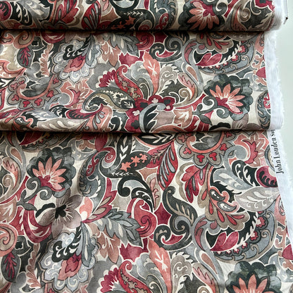 John Louden 100% Cotton Lawn Paisley Print