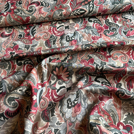 John Louden 100% Cotton Lawn Paisley Print