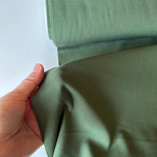 Stretch Viscose Twill - Elm Green