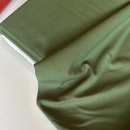 Stretch Viscose Twill - Elm Green