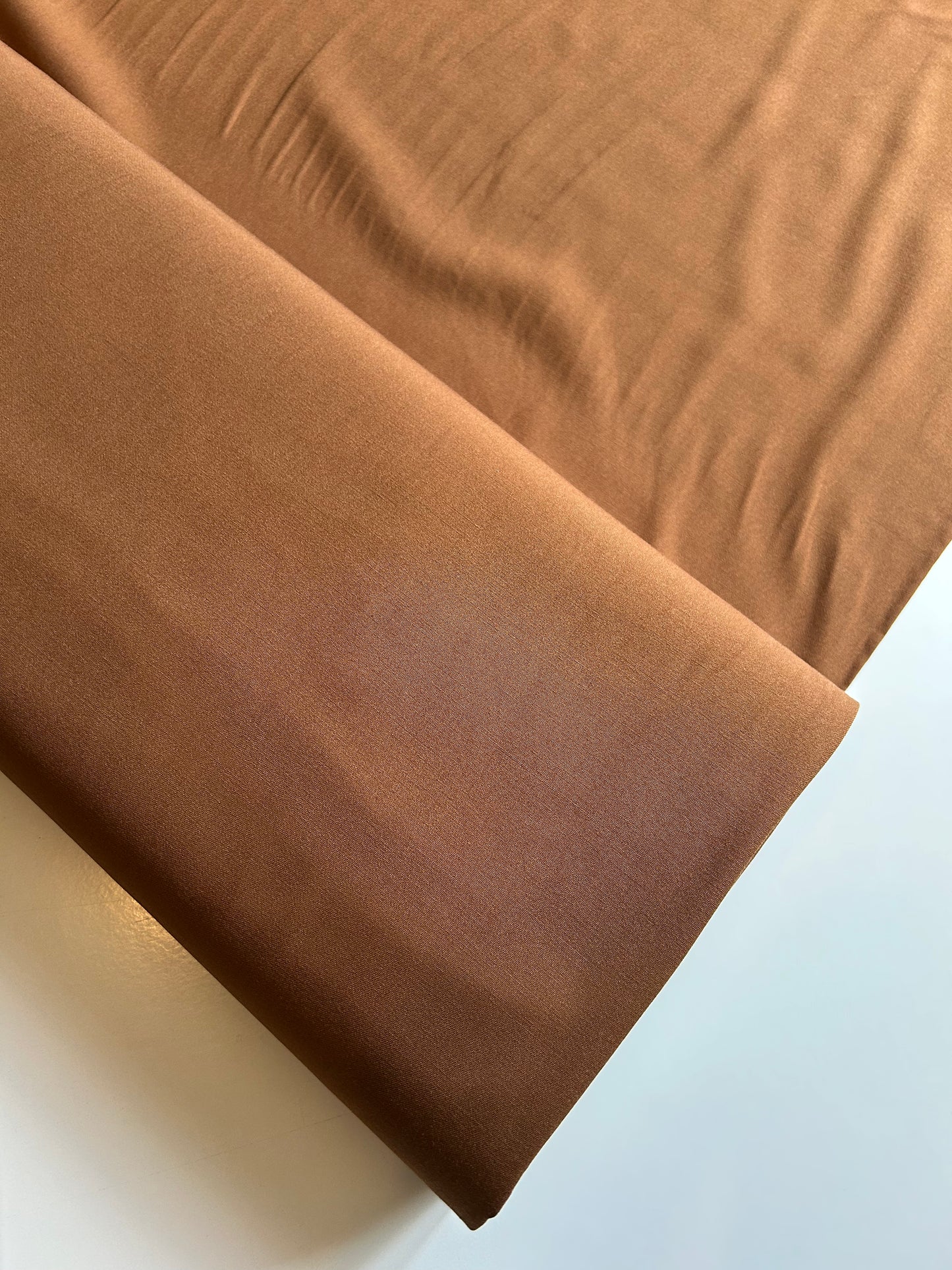 Stretch Viscose Twill - Nutmeg