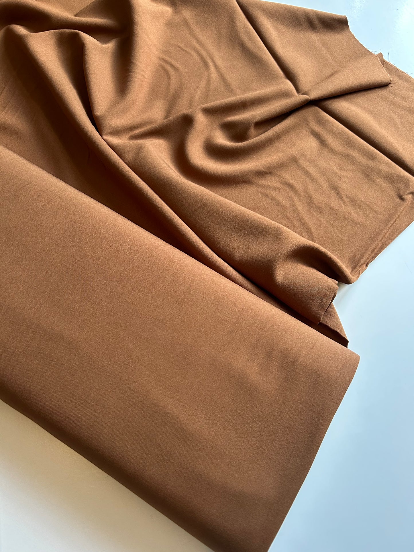 Stretch Viscose Twill - Nutmeg