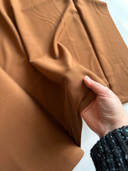 Stretch Viscose Twill - Nutmeg