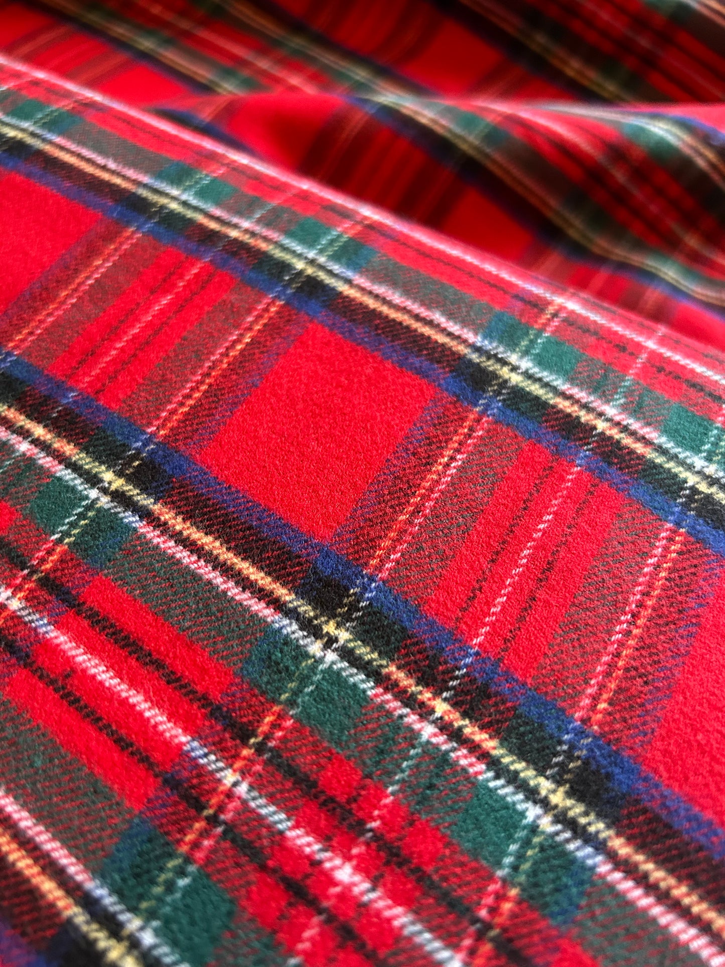 Yarn Dyed Brushed 100% Cotton Checks - Red Checks